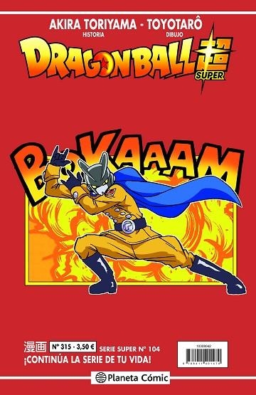 DRAGON BALL SERIE ROJA Nº 315 | 9788411401401 | TORIYAMA, AKIRA | Llibreria La Gralla | Librería online de Granollers