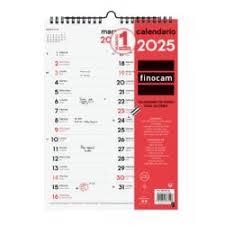 CALENDARI 2025 FINOCAM PARET M 2 COLUMNES ESCRIURE | 8422952383581 | 78211 | Llibreria La Gralla | Librería online de Granollers