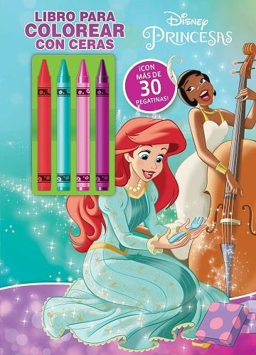 PRINCESAS. LIBRO PARA COLOREAR CON CERAS 2 | 9788418940248 | VVAA | Llibreria La Gralla | Librería online de Granollers