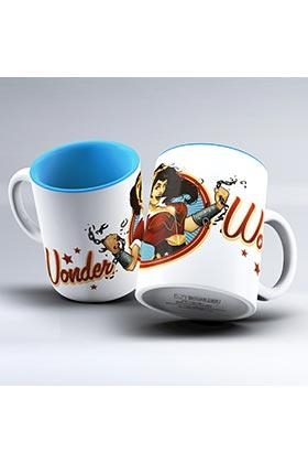 WONDER WOMAN CADENA TAZA BLANCA-AZUL CERAMICA UNIVERSO DC | 8436546894612 | SD TOYS | Llibreria La Gralla | Librería online de Granollers