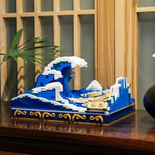 KANAGAWA SURFING SET CONSTRUCCION 15 CM UKIYO-E | 6973817321405 | PANTASY | Llibreria La Gralla | Llibreria online de Granollers
