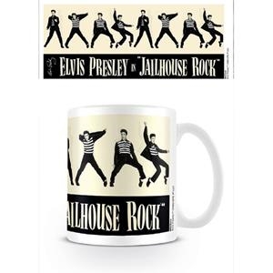 TAZA DESAYUNO ELVIS JAILHOUSE ROCK | 5050574231572 | PYRAMID | Llibreria La Gralla | Llibreria online de Granollers