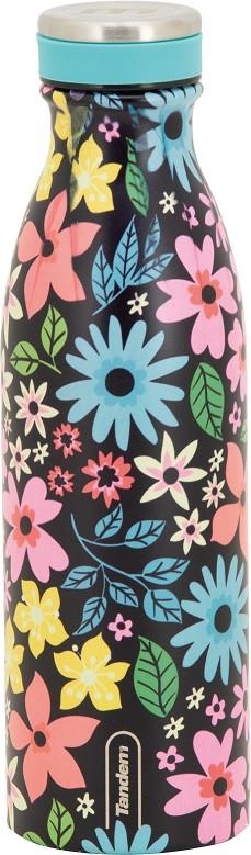 AMPOLLA TERMICA TANDEM 350ML FLORS | 8412782611169 | SPO611169 | Llibreria La Gralla | Librería online de Granollers