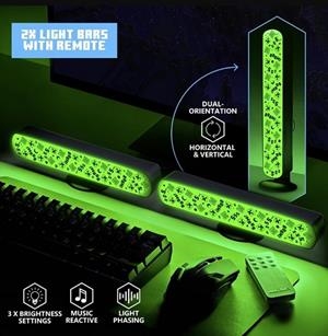 PACK X2 BARRAS DE LUZ CREEPERS MINECRAFT | 5056577743111 | PALADONE | Llibreria La Gralla | Llibreria online de Granollers