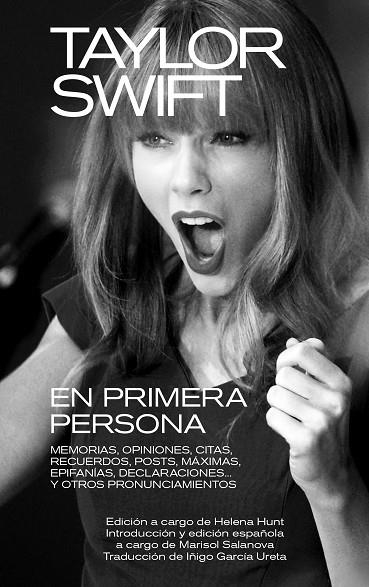 TAYLOR SWIFT: EN PRIMERA PERSONA | 9788418404603 | HUNT, HELENA | Llibreria La Gralla | Librería online de Granollers