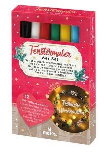 LOT DE 6 ROTULADORS PER PINTAR LES FINESTRES | 4033477168078 | MOSES | Llibreria La Gralla | Librería online de Granollers