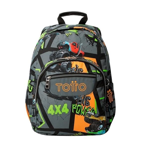 MOTXILLA TOTTO GOMMAS ESTAMPADA COTXES CRUNCH | 7704758933803 | TOTMAO4ECO0182426J7CG | Llibreria La Gralla | Librería online de Granollers