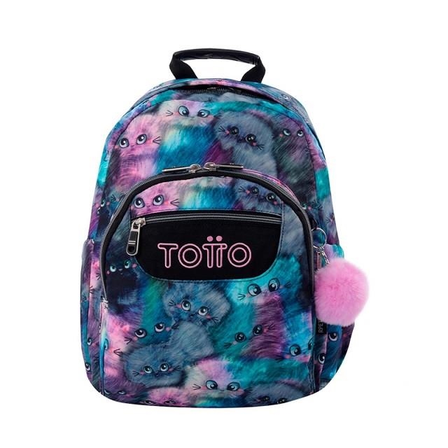 MOTXILLA TOTTO GOMMAS GATS COLORS | 7704758933650 | TOTMA04ECO0182426J6YV | Llibreria La Gralla | Librería online de Granollers