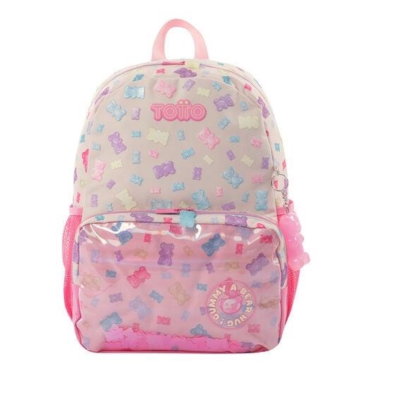 MOTXILLA TOTTO GUMMY BEAR M ROSA | 7704758935005 | TOTMJ04GUB0022420OKN | Llibreria La Gralla | Librería online de Granollers