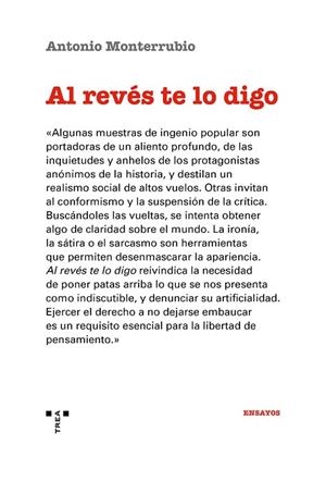 REVÉS TE LO DIGO, AL | 9788410263482 | MONTERRUBIO PRADA, ANTONIO | Llibreria La Gralla | Librería online de Granollers
