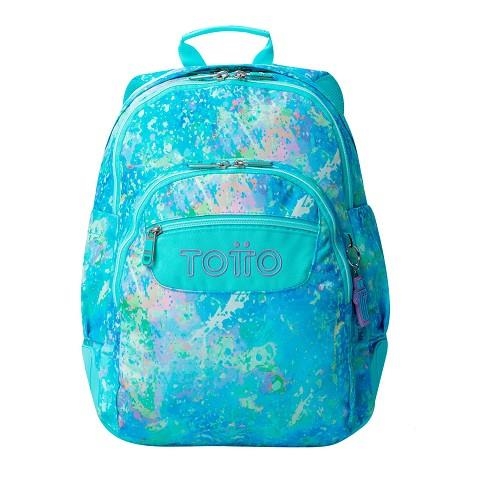 MOTXILLA TOTTO RAYOL ESTAMPADA COLORS BLAVA | 7704758951692 | TOTME04ECO0022426NOJN | Llibreria La Gralla | Llibreria online de Granollers