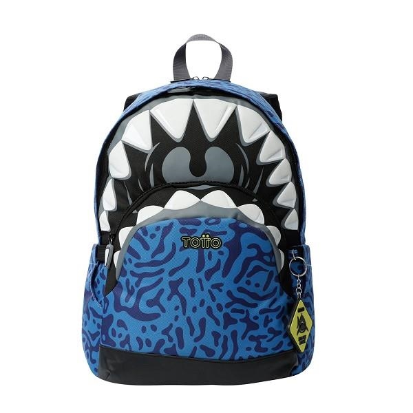 MOTXILLA TOTTO KIDS SHARKY M TAURO | 7704758953313 | TOTMJO45SHK00224209JGM | Llibreria La Gralla | Llibreria online de Granollers