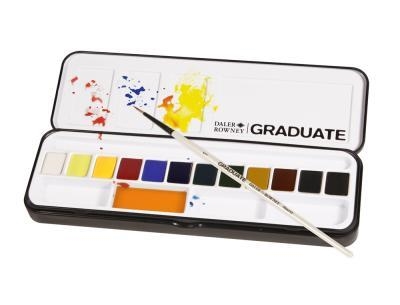 CAIXA AQUAREL.LA DALER ROWNEY GRADUATE METAL·LICA 12 PASTILLES | 5011386138787 | 13590012 | Llibreria La Gralla | Librería online de Granollers