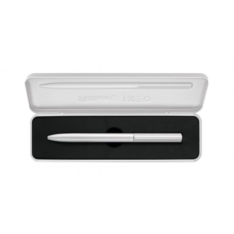 BOLIGRAF PELIKAN CAIXA METAL·LICA PLATA | 4012700822468 | HAM823654 | Llibreria La Gralla | Librería online de Granollers