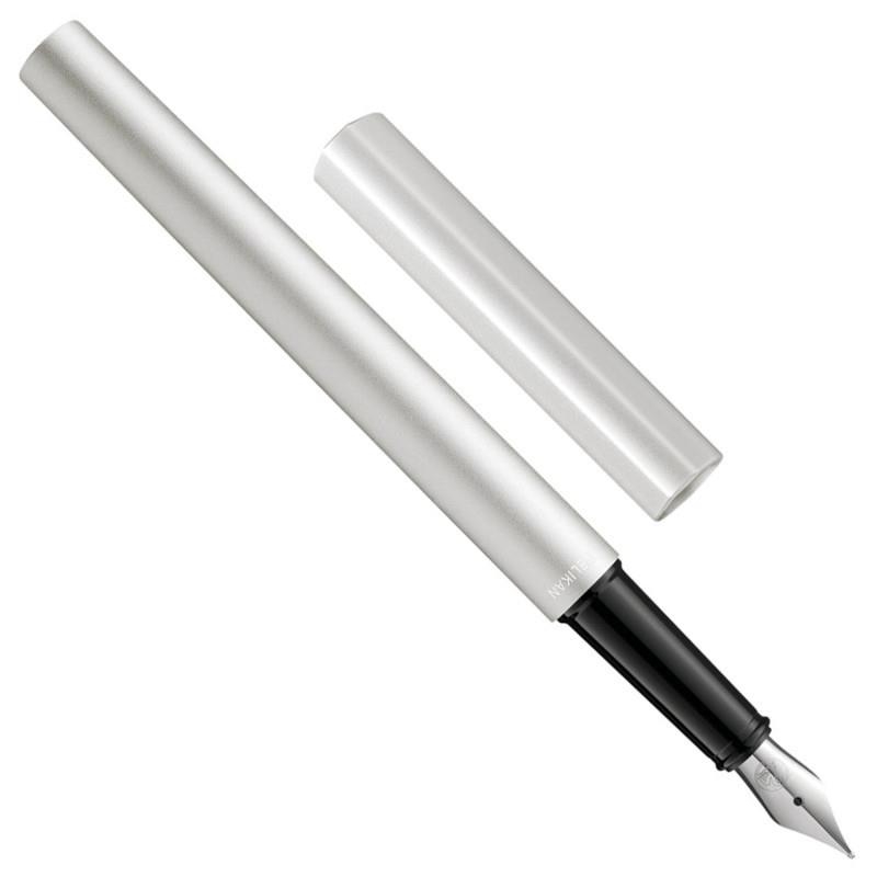 PLOMA PLEIKAN CAIXA METAL·LICA PLATA | 4012700823649 | HAM823647 | Llibreria La Gralla | Librería online de Granollers