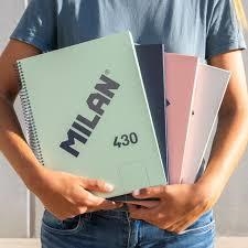 LLIBRETA MILAN 430 LLISA A4 80 F 95 GR VERD | 8411574110255 | 57141E80X4 | Llibreria La Gralla | Llibreria online de Granollers