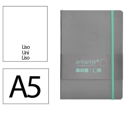 LLIBRETA A5 ANTARTIK LLIS 100F TT 80 GR GRIS TURQUESA | 8423473080546 | 170175 | Llibreria La Gralla | Librería online de Granollers