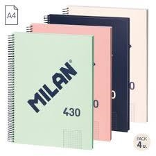 LLIBRETA MILAN 430 RATLLES A5 80 F VERDA | 8411574108986 | 57152E80SNCG | Llibreria La Gralla | Llibreria online de Granollers
