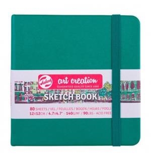 QUADERN SKETCH 12X12 ARTCREATION 140GR 80F VERD | 8712079467111 | 9314334M | Llibreria La Gralla | Librería online de Granollers