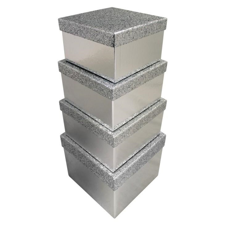 SET 4 CAIXES EXACLAIR PLATA | 5033601005674 | EXAX31049BXC | Llibreria La Gralla | Librería online de Granollers