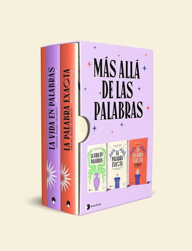 ESTUCHE MÁS ALLÁ DE LAS PALABRAS | 9788410293229 | MIGUEL ÁNGEL VELASCO (@DICCIONARIOVIP) | Llibreria La Gralla | Librería online de Granollers