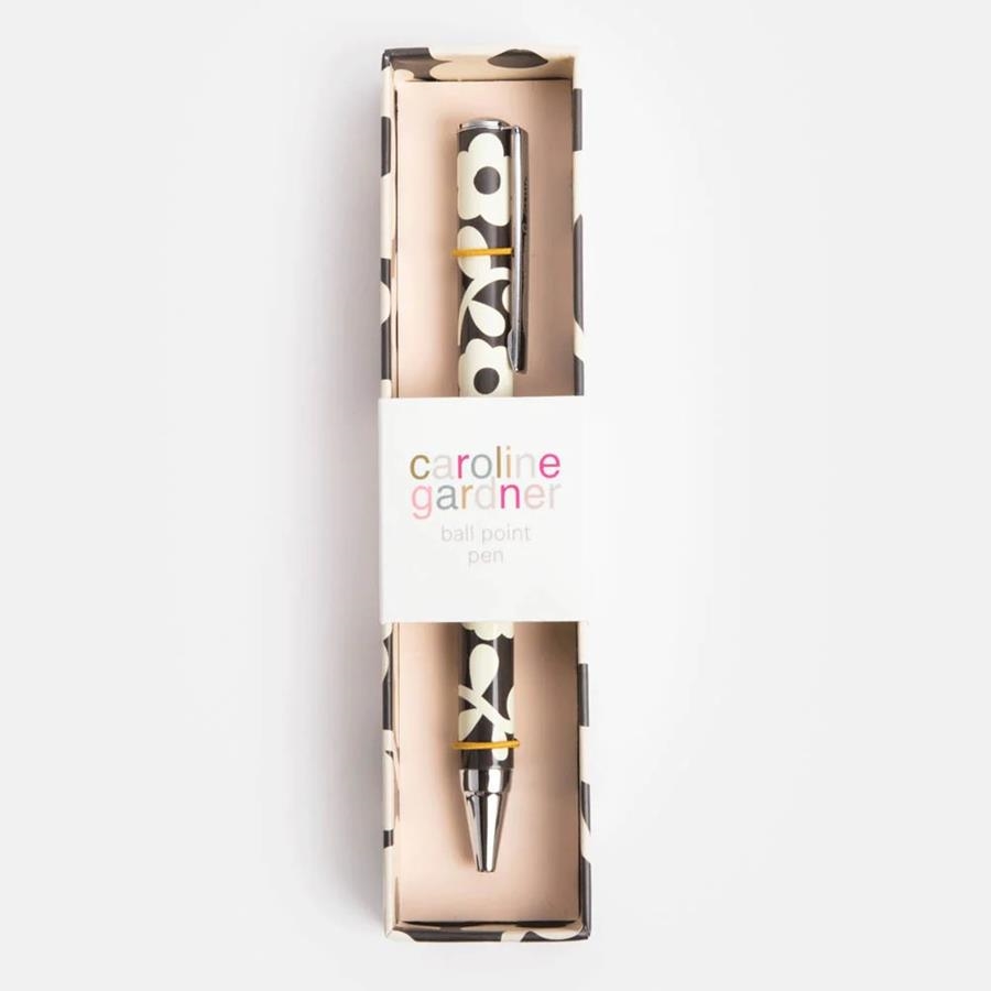 BOLIGRAF CAROLINE GARDNER FLORS NEGRES | 5034931280892 | COMPEN150 | Llibreria La Gralla | Llibreria online de Granollers