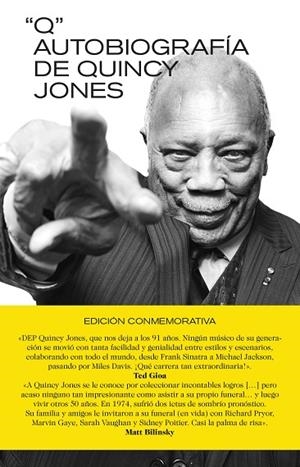 Q: AUTOBIOGRAFÍA DE QUINCY JONES | 9788418404627 | JONES, QUINCY | Llibreria La Gralla | Llibreria online de Granollers