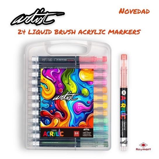 ESTOIG RETOLADORS ARTIST 12 UN ACRILIC BRUSH | 8431234192414 | AB-0665 | Llibreria La Gralla | Llibreria online de Granollers