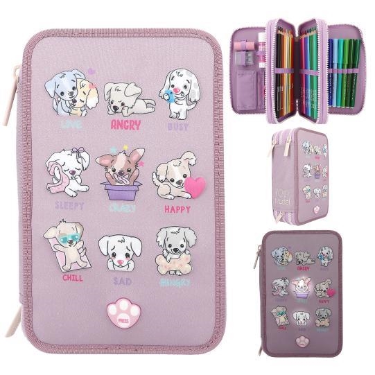 PLUMIER TOP MODEL TRIPLE LED LILA | 4010070682569 | TOP12843 | Llibreria La Gralla | Llibreria online de Granollers