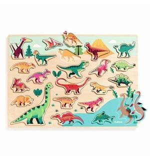 PUZZLE ENCAIXABLE DINO | 3070900018327 | DJECO | Llibreria La Gralla | Librería online de Granollers
