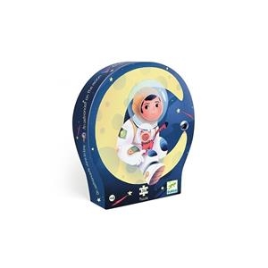 PUZZLE SILUETA ASTRONAUTA A LA LLUNA | 3070900073012 | DJECO | Llibreria La Gralla | Librería online de Granollers