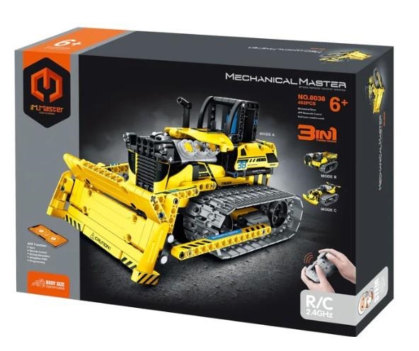 IMMASTER EXCAVADORA GROGA AMB RADIOCONTROL 3 EN 1 452 PECES | 6973676040585 | STEM ACADEMY | Llibreria La Gralla | Librería online de Granollers