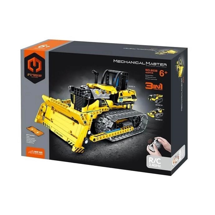 IMMASTER EXCAVADORA GROGA 3 EN 1 430 PECES AMB RADIO CONTROL | 6973676040578 | STEM ACADEMY | Llibreria La Gralla | Librería online de Granollers