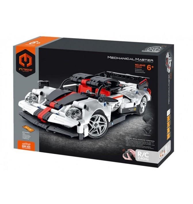 IMMASTER COTXE ESPORTIU AMB RADIO CONTROL BLANC I VERMELL 476 PECES | 6973676041209 | STEM ACADEMY | Llibreria La Gralla | Librería online de Granollers