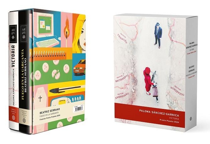 ESTUCHE PREMIO PLANETA 2024 (VICTORIA + FUEGO EN LA GARGANTA) | 9788408295877 | SÁNCHEZ-GARNICA, PALOMA / SERRANO, BEATRIZ | Llibreria La Gralla | Librería online de Granollers