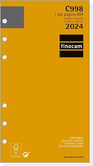 RECANVI AGENDA FINOCAM CLASSIC C999 DP CASTELLA | 8422952376583 | C998 | Llibreria La Gralla | Librería online de Granollers