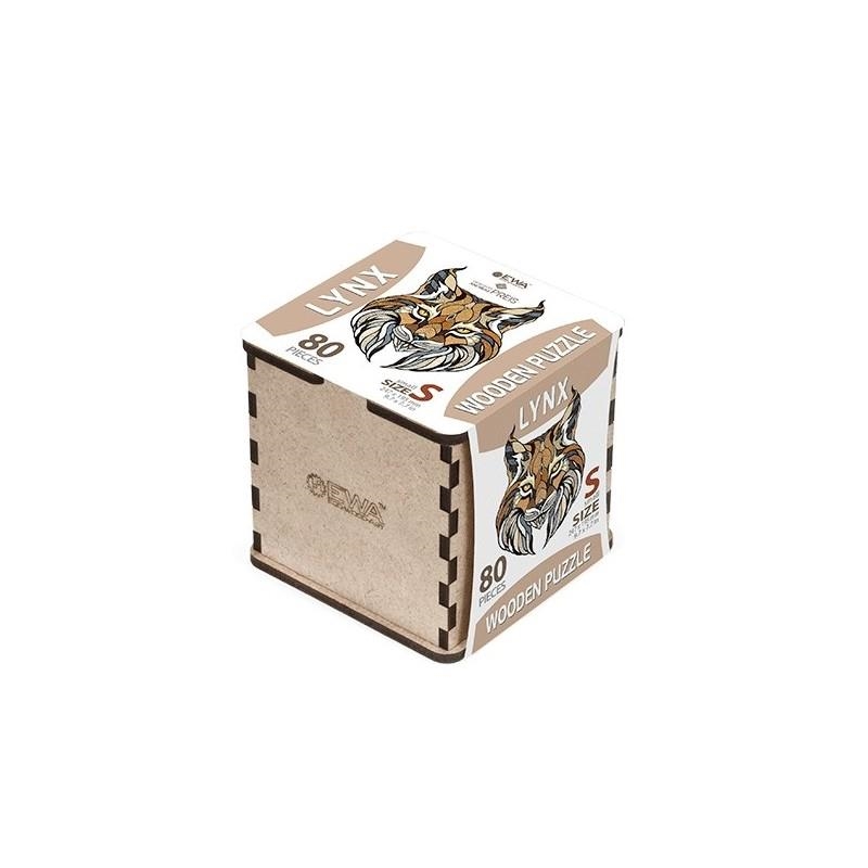 LYNX 3D PUZZLE TALLA S 80 PECES | 4815123001836 | MR. PLAY WOOD | Llibreria La Gralla | Librería online de Granollers
