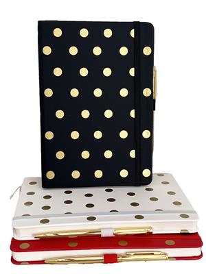 LLIBRETA A5 MANIFOL PUNTS BOLÍGRAF DAURAT | 7444302864800 | CU4200 | Llibreria La Gralla | Llibreria online de Granollers