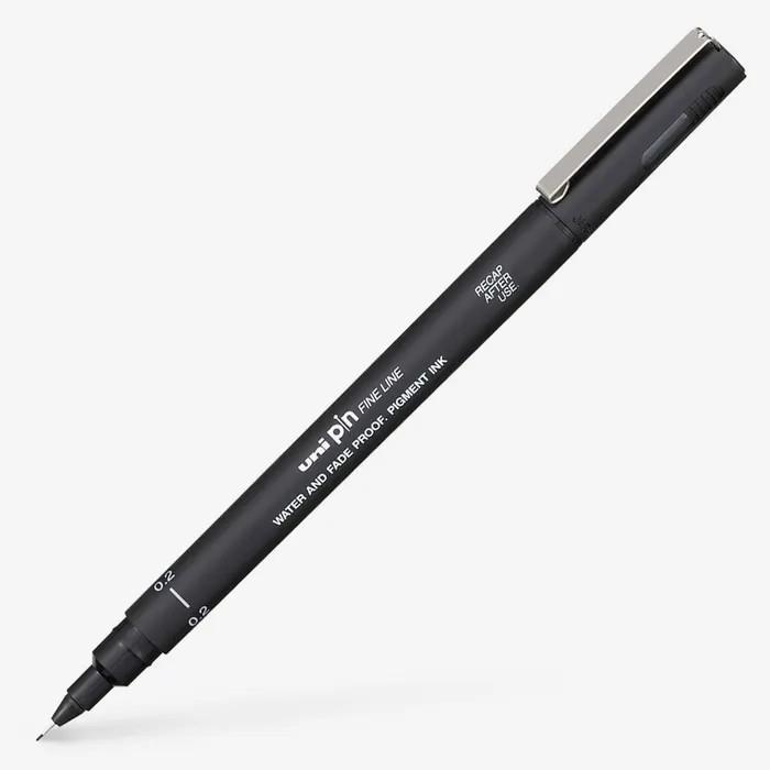 RETOLADOR CALIBRAT UNIBALL 0.2 PIN02-200 NEGRE | 4902778915264 | 288985000 | Llibreria La Gralla | Llibreria online de Granollers