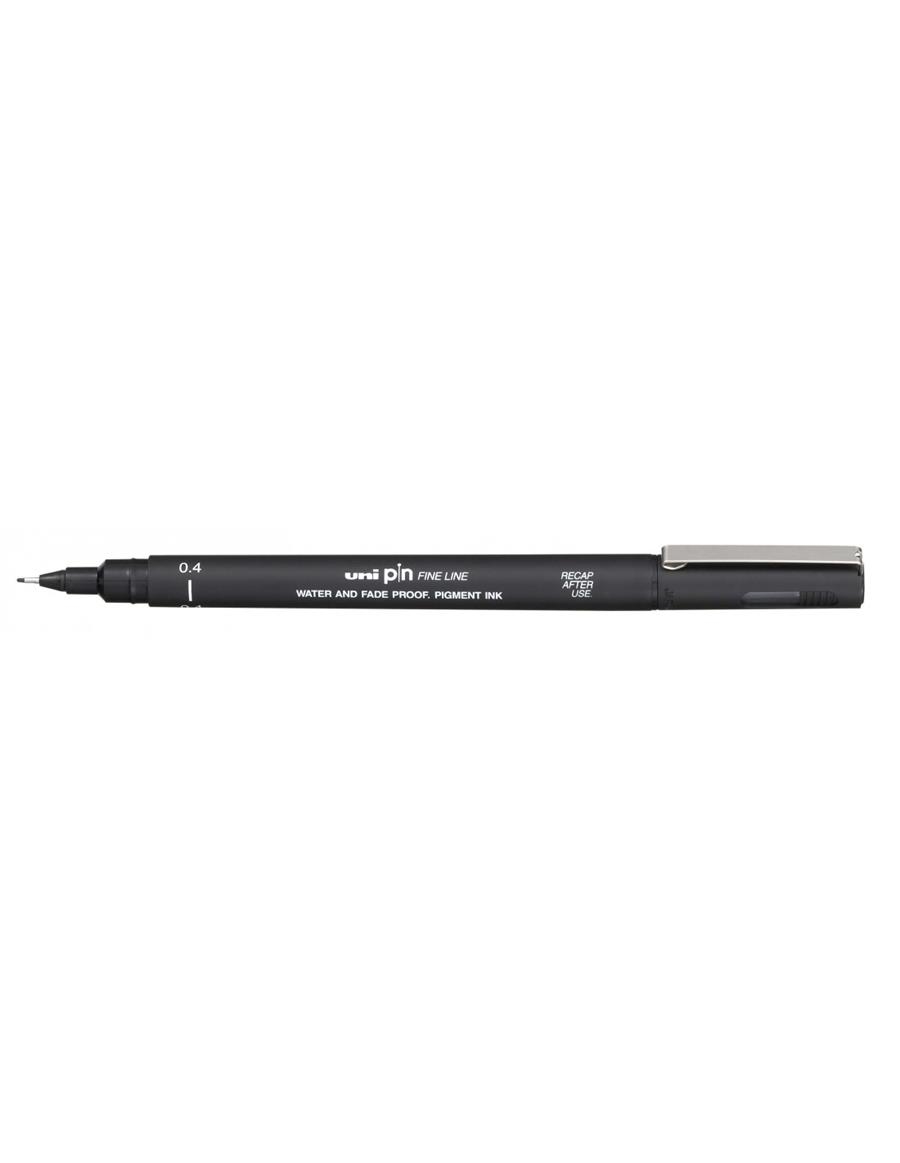RETOLADOR CALIBRAT UNIBALL 0.4 PIN04-200 NEGRE | 4902778030783 | 289165000 | Llibreria La Gralla | Llibreria online de Granollers