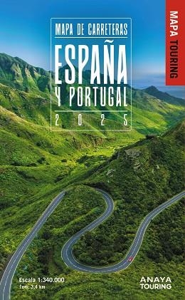 MAPA DE CARRETERAS DE ESPAÑA Y PORTUGAL 1:340.000, 2025 | 9788491588610 | VVAA | Llibreria La Gralla | Librería online de Granollers