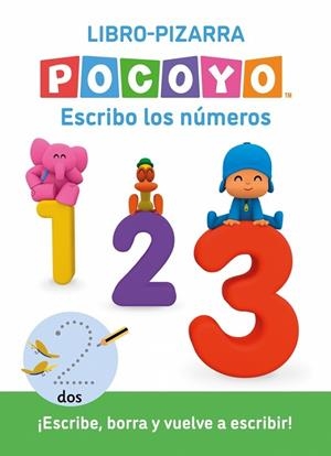 POCOYÓ. LECTOESCRITURA - ESCRIBO LOS NÚMEROS (LIBRO-PIZARRA) | 9788448869977 | ANIMAJ | Llibreria La Gralla | Librería online de Granollers