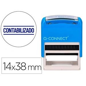 SEGELL Q-CONNECT CONTABILIZADO BLAU | 5705831036734 | KF03673 | Llibreria La Gralla | Librería online de Granollers
