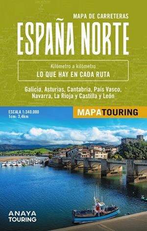 MAPA DE CARRETERAS DE ESPAÑA NORTE 1:340.000 -  (DESPLEGABLE) | 9788491588627 | VVAA | Llibreria La Gralla | Librería online de Granollers