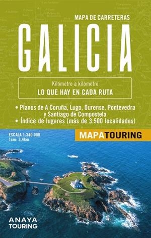 MAPA DE CARRETERAS GALICIA (DESPLEGABLE), ESCALA 1:340.000 | 9788491588603 | VVAA | Llibreria La Gralla | Librería online de Granollers