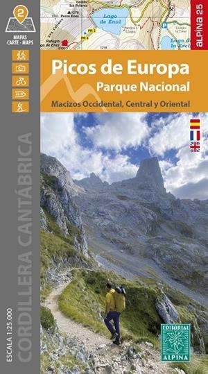 PICOS DE EUROPA (MAPA ALPINA 2025) | 9788470111495 | ALPINA | Llibreria La Gralla | Librería online de Granollers