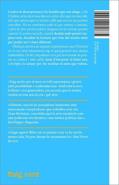 EXPERIMENTS PER IMAGINAR ALTRAMENT | 9788419206299 | OLUFEMI, LOLA | Llibreria La Gralla | Librería online de Granollers