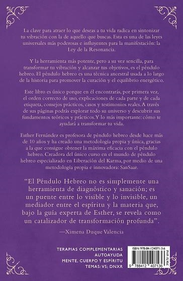 PÉNDULO HEBREO | 9788412407136 | FERNÁNDEZ, ESTHER | Llibreria La Gralla | Llibreria online de Granollers