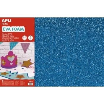 GOMA EVA PURPURINA BLAVA 400X600 | 8410782134374 | 13437 | Llibreria La Gralla | Librería online de Granollers