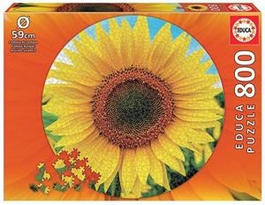 ROUND PUZZLE 800 GIRASOL | 8412668190344 | EDUCA | Llibreria La Gralla | Llibreria online de Granollers